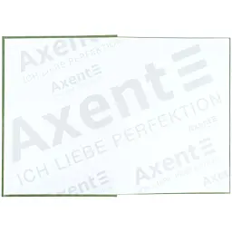 Книга записная Axent A4 Pattern, 96 листов, клетка, зеленая (8425-1-A) - миниатюра 3