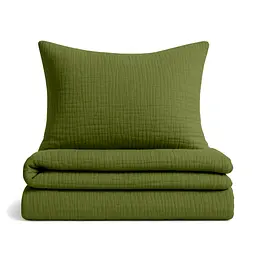 Дитяча постіль Cosas Avocado без простирадла муслін 110х140 см (Set_Muslin_020Avocado_140_2)