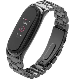 Ремінець Steel Strap Mi Band 7 Black ( 02 )