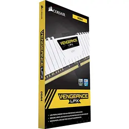 Модуль пам'яті Corsair DDR4 32gb (2x16) Vengeance LPX White 3200 Mhz (CMK32GX4M2E3200C16W) Б/в - мініатюра 5