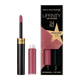 Стійка губна помада Max Factor Lipfinity 2 Step відтінок 84 Rising Star 2.3 мл + 1.9 г (8000019174516) - мініатюра 3
