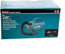 Пилосос акумуляторний для транспортних засобів Makita DCL184Z (54 мбар, 1.4 м3/хв, LXT, без акумуляторів та зарядного пристрою) - мініатюра 8