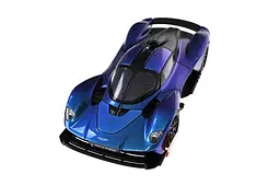 Металева колекційна модель автомобіля Aston Martin Valkyrie 2024 масштаб 1:23 зі світлом та звуком - мініатюра 2