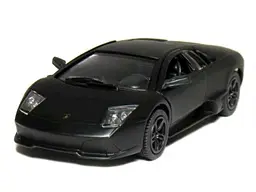 Машина METR 12,5см чорний метал інерція 1:36 KT 5317 W