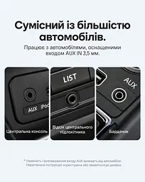 Аудіокабель Vention 2 м AUX зі штекера USB-C на штекер 3,5 мм із вбудованим ЦАП DAC потрібна підтримка цифрового аудіовиходу USB-C на пристрої 16 біт 48 кГц у бавовняному обплетенні сірий (BINHH) - мініатюра 8