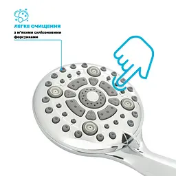 Водозберігаюча душова лійка DROP SPA6F-MULTI120 "Туман" із 6 SPA потоками - Економія 66% - мініатюра 6