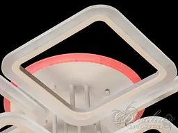 Люстра стельова LED Diasha A8160/6WH, 150W, 3200K-6000K, білий метал, акрил, сучасний стиль, з пультом, диммером - мініатюра 7