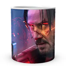 Кухоль GeekLand Cyberpunk 2077 Кіберпанк 2077 неон CY 02.585 330 мл білий - мініатюра 3