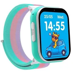 Дитячий смарт-годинник Gelius GP-PK008 (Rainbow) з GPS/4G White - мініатюра 7