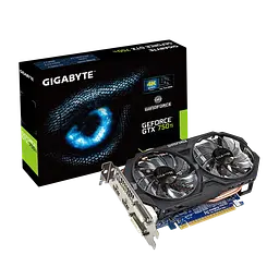 Відеокарта GeForce GTX 750 Ti 2GB Gigabyte WindForce OC (GV-N75TOC-2GI) Б/В