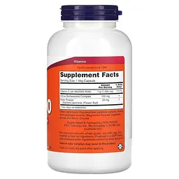 Вітаміни та мінерали NOW Vitamin C-1000 with Bioflavonoids, 250 вегакапсул - мініатюра 2