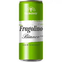 Набір Tairovo Fragolino: напій винний Bianco слабоалкогольний газований напівсолодкий білий  + напій винний Rosato слабоалкогольний газований напівсолодкий рожевий + напій безалкогольний Bianco сильногазований на ароматизаторах 2.97 л (9 шт. х 0.33 л) - мініатюра 2