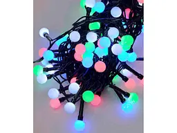 Гірлянда КИТАЙ Кульки 10мм 100LED мульті 6м чорний провід 1312-01