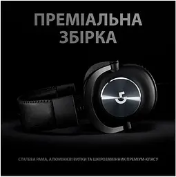 Навушники дротові Logitech G PRO X with Stand набір з підставкою (991-000358) чорні - мініатюра 6