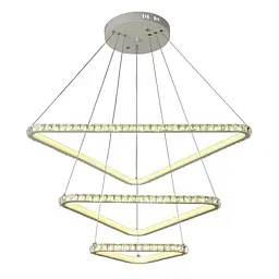 Люстра LED Levistella 801L7071+3 WH, 120W, 4000K, білий, сучасний стиль для вітальні