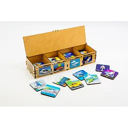 Дитячий Сортер Монтессорі PuzzleOK Транспорт Puz-34043 - мініатюра 2