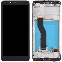 Дисплей LG X120 K20 2019 чорний, з рамкою