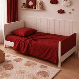 Дитяча постільна білизна MIRSON LITTLE KIDS фланель Red 110х160см (2200012800744) - мініатюра 3