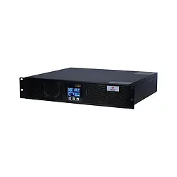 Джерело безперебійного живлення Kraft KRF-RM/2000VA/2KW/Ex Pro Online UPS під зовнішній акумулятор (42-00012) - мініатюра 2