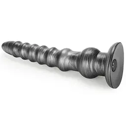 Вібратор King Sized Vibrating Vibrax Slider 12.5" 32.3 см сірий - мініатюра 2
