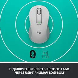 Миша комп'ютерна Signature M650 Wireless OFF White B2B (910-006275) Logitech teh0022067 - мініатюра 10