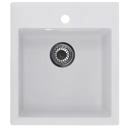 Кухонна мийка Zerix ZS-4651S-01 white ZX4563, Білий матовий