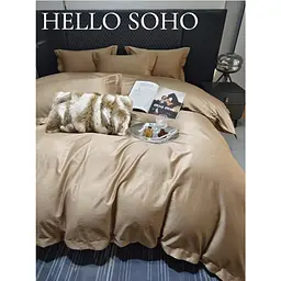 Комплект постільної білизни Soho Boutique євро Сircle Cream (A130089) - мініатюра 2