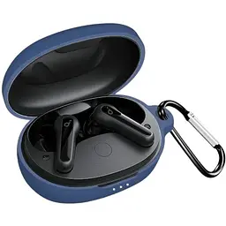 Чохол-накладка DK Silicone Candy Friendly із карабіном для Anker SoundCore Life P2 Mini (dark blue)