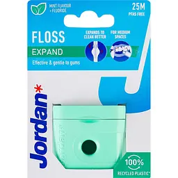 Зубна нитка-флос Jordan Everyday floss фтор, м'ята та зубна паста - мініатюра 2