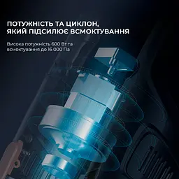 Пилосос Deerma DX118C - мініатюра 3