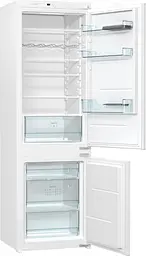 Вбудований холодильник Gorenje з морозильною камерою 177х55х54см 2 двері 180 (68) л А++ NF+ білий (NRKI4182A1)
