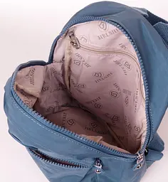 Рюкзак жіночий Jielshi текстильний 6 л 19×28×12 см Синій - мініатюра 6