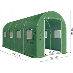 Парник-теплиця Garden Line 10 м² 400x250 см - мініатюра 2