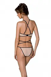 Комплект білизни Passion CHIKA SET, L/XL, cream, топ, трусики - мініатюра 2