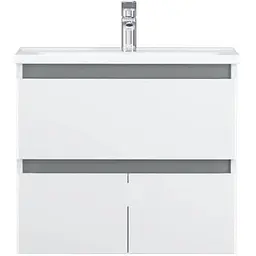 Тумба з раковиною AM.PM X-Joy підвісна 65, білий глянець M85-FHX0653-WC0653WG38, Білий