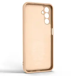 Силиконовый чехол для Samsung Galaxy A14 5G (A146)/A14 4G (A145), Icon Ring, пудровый, панель-накладка, с кольцом-подставкой на 360°, противоударный, возможность использования магнитных держателей, ArmorStandart (ARM68759) - мініатюра 2
