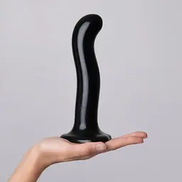 Фалоімітатор Strap-On-Me Dildo Plug PG L 18 см чорний - мініатюра 6
