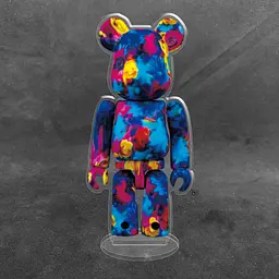 Акрилова колекційна фігурка Bearbrick Mika Ninagawa Anemone