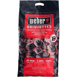 Вугільні брикети Weber для гриля, 8 кг (17591)