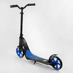 Самокат Best Scooter 92х48х104 см Чорно-синій 000231382 - мініатюра 5