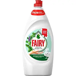 Засіб для миття посуду Fairy Sensitive Чайне дерево та м'ята 1350 мл