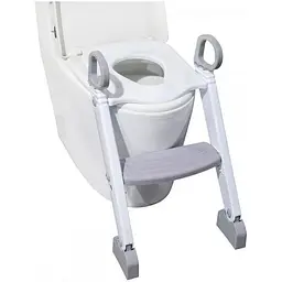 Дитячий горщик з драбинкою FreeOn, white - grey - мініатюра 3