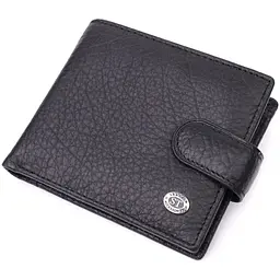 Чоловічий гаманець зручного розміру ST Leather 22471 чорний - мініатюра 5