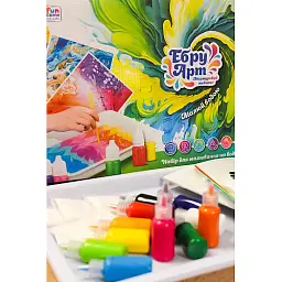 Набір для творчості 4FUN Game Club Ебру малювання на воді 12 пігментів Лавандовий (RN-250-N-1272) - мініатюра 4