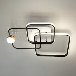 Led люстра з ефектом зоряного неба MX2988-3L WH+BK - мініатюра 5