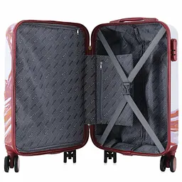 Валіза Semi Line 20" (S) White/Red Print (T5654-1) - мініатюра 5