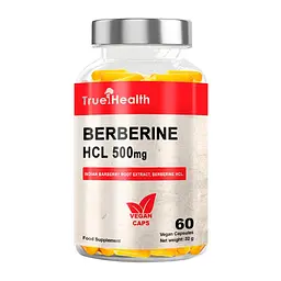 Берберін Berberine HCL 500 mg, 60 вегакапсул True Health vit0004296