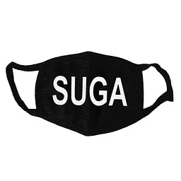 Маска тканинна Geekland Кей поп Шуга K-pop Suga чорна MS 021
