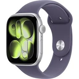 Смарт-годинник Apple Watch Series 11 GPS 46mm Silver Aluminum Case with Purple Fog Sport Band M/L (MEVA4) [145292]