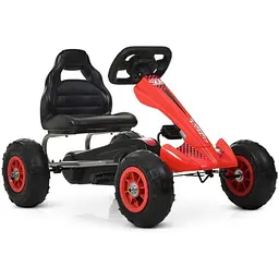 Карт педальний Bambi kart M 4036-3 надувні колеса Червоний